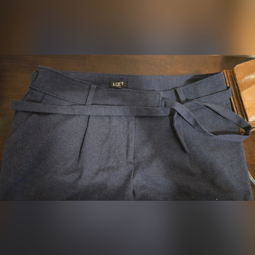 LOFT Navy Blue Trousers